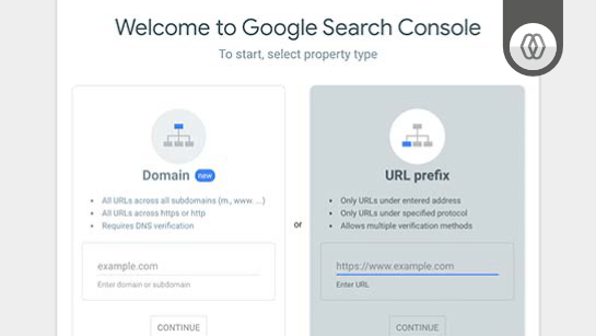 Registar domínio no google Search Console